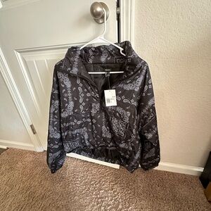 Forever 21 Black and White Paisley Jacket